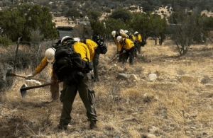 Firefighters Digging Breaks